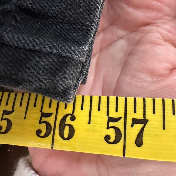 Old Navy 100 Cotton Smocked Back Wide Leg Ankle Jumpsuit Large Black EUC Boho - Picture 12 of 13